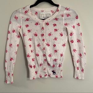 Abercrombie & Fitch Floral Cardigan